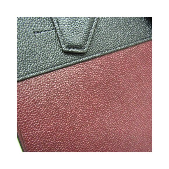 Pre Loved Louis Vuitton Lockme II Handbag BurgundyBlack Women - Picture 7 of 8